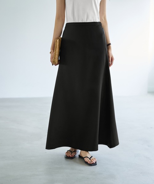STYLE DELI スカート かなり涼しいジョーゼットロングスカート