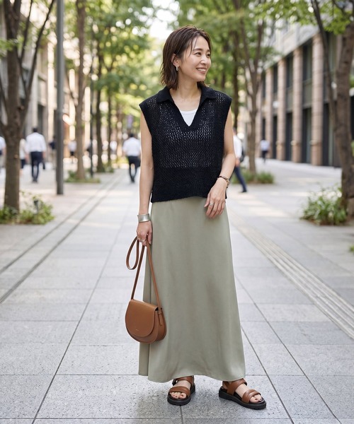 Deuxieme Classe Dashing ロングスカートA26144 STYLE DELI（スタイルデリ） ロング スカート かなり涼しいジョー