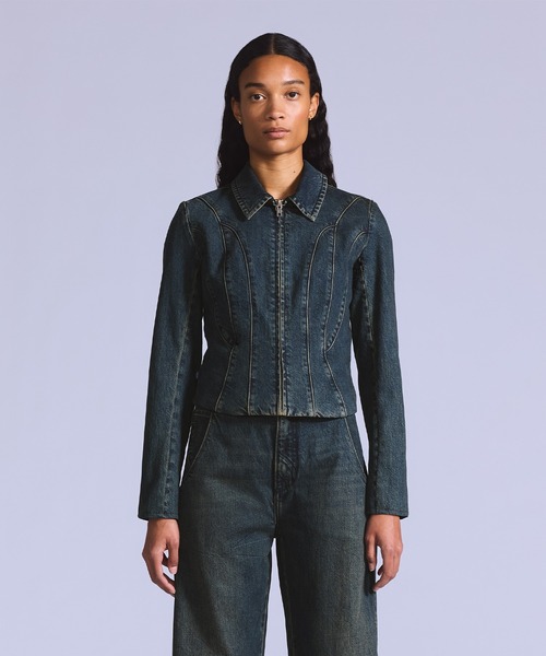Levi's（リーバイス） デニムジャケット gジャン BLUETAB(TM) MOTO