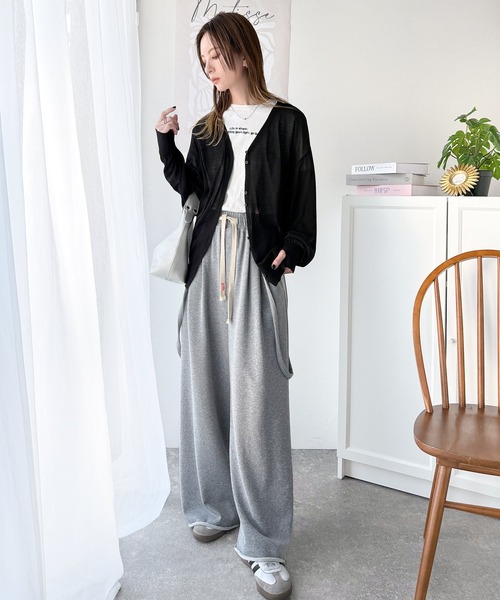 「classicalelf」 ニットカーディガン LARGE ブルー レディース