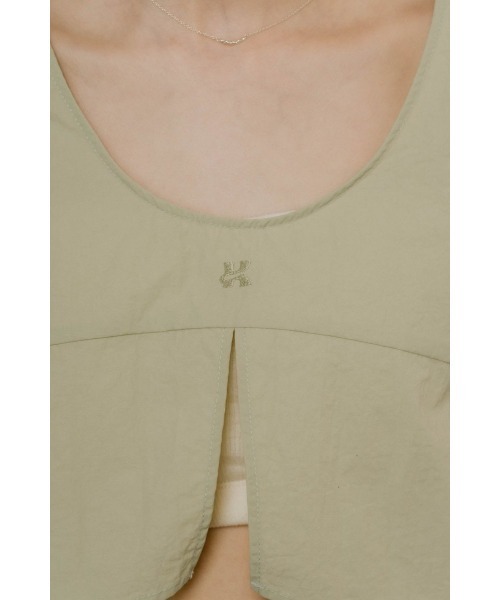 トップス 2way puff sleeve logo blouse Knuth Marf 2way puff sleeve logo blouse/3color | KNUTH MARF