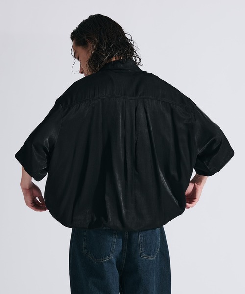 「WETTEMPT」 半袖シャツ SMALL ブラック メンズ_画像3