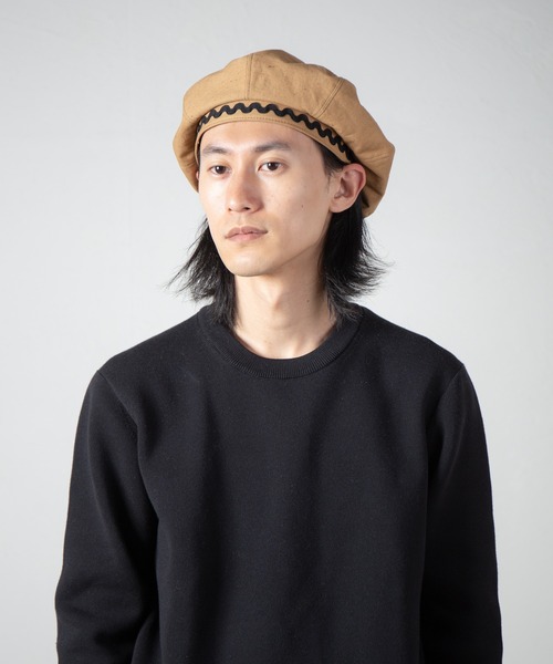 INDIETRO ASSOCIATION 帽子 ベレー帽 メンズ 8panel Beret / 8パネル