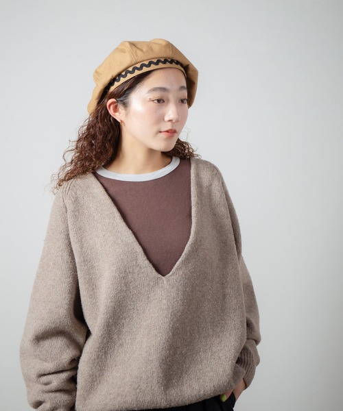 INDIETRO ASSOCIATION 帽子 ベレー帽 メンズ 8panel Beret / 8パネル