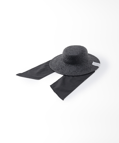 「La Maison de Lyllis」 ストローハット FREE ブラック レディース_画像5