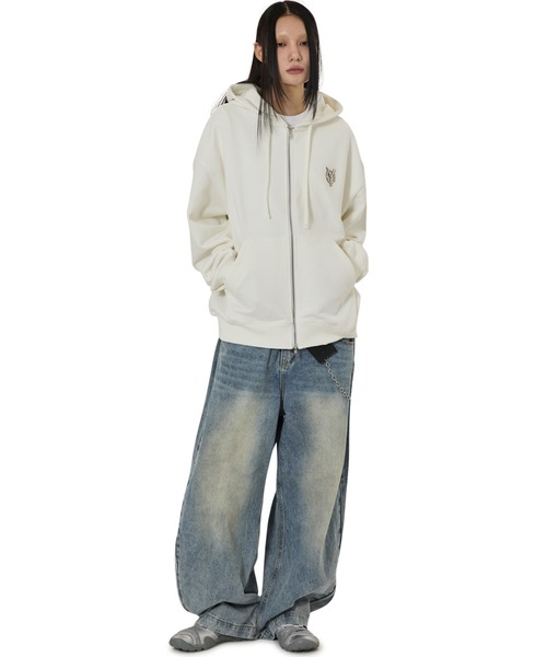 OY（オーワイ） パーカー 「OY/オーワイ」METAL LOGO HOODIE ZIP UP