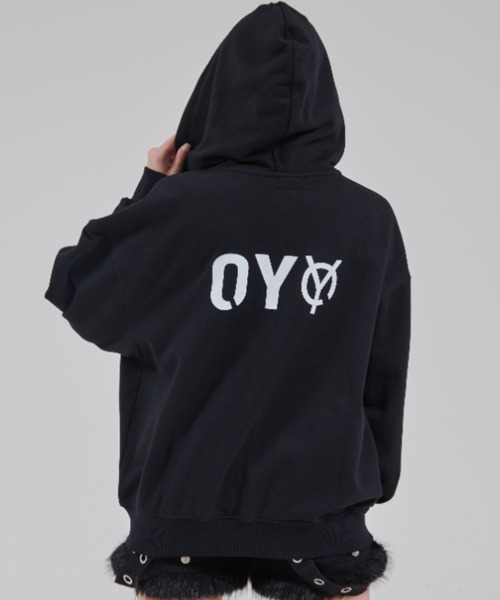 OY パーカー 「OY/オーワイ」METAL LOGO HOODIE ZIP UP/メタルロゴ