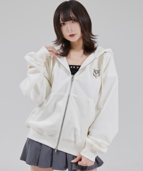 OY（オーワイ） パーカー 「OY/オーワイ」METAL LOGO HOODIE ZIP UP