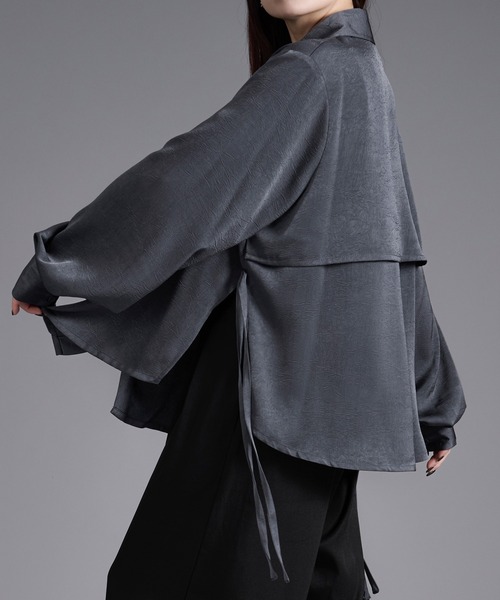 Ellno Loset(エルノロゼット) シャツ サイドコードバックヨーク Ellno Loset(エルノロゼット) シャツ サイドコードバックヨーク