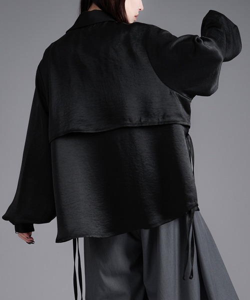 Ellno Loset（エルノロゼット） シャツ サイドコードバックヨーク