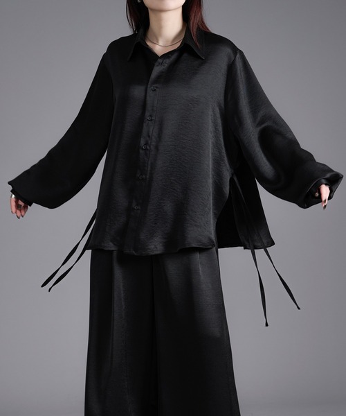 Ellno Loset（エルノロゼット） シャツ サイドコードバックヨーク
