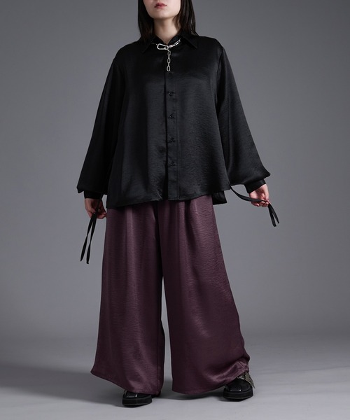 Ellno Loset（エルノロゼット） シャツ サイドコードバックヨーク