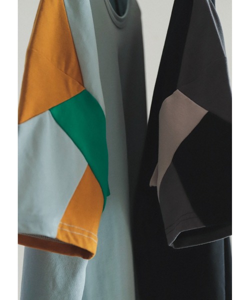 「FIL DE FER」 半袖Tシャツ FREE サックスブルー レディース_画像4