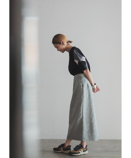 「FIL DE FER」 半袖Tシャツ FREE サックスブルー レディース_画像8