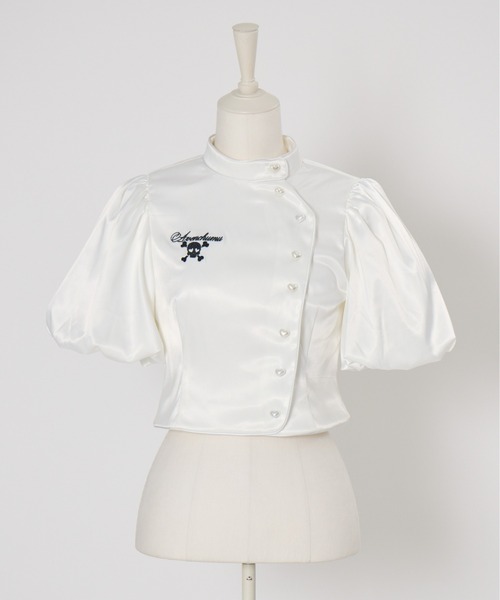 AVENCHUMU ブラウス シャツ 半袖 Like a nurse heart blouse