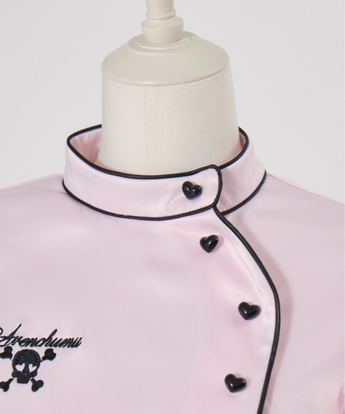 AVENCHUMU ブラウス シャツ 半袖 Like a nurse heart blouse