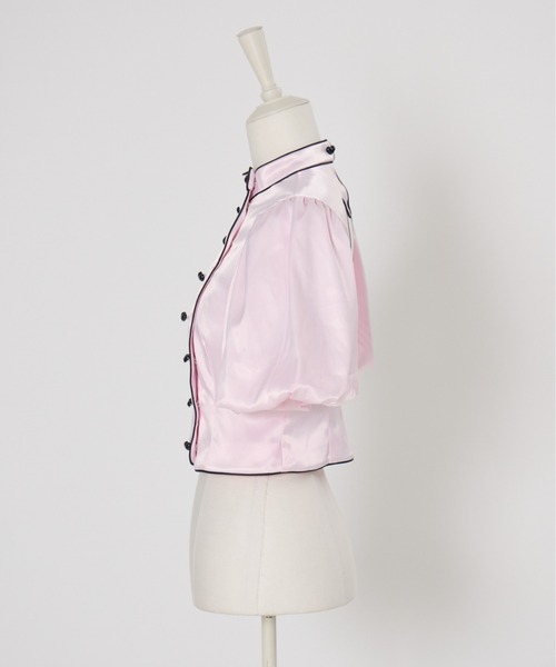 AVENCHUMU ブラウス シャツ 半袖 Like a nurse heart blouse