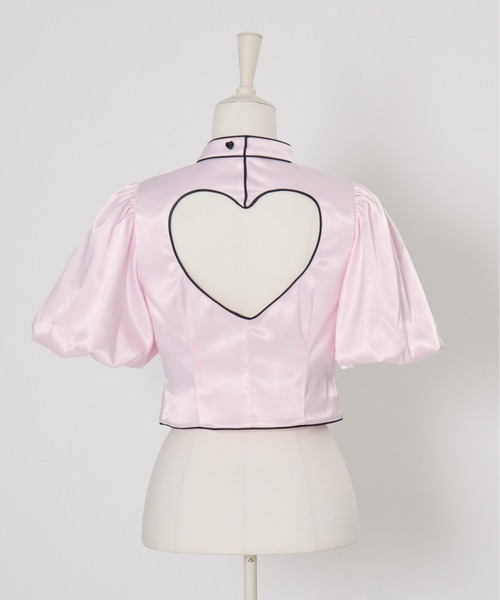 AVENCHUMU ブラウス シャツ 半袖 Like a nurse heart blouse