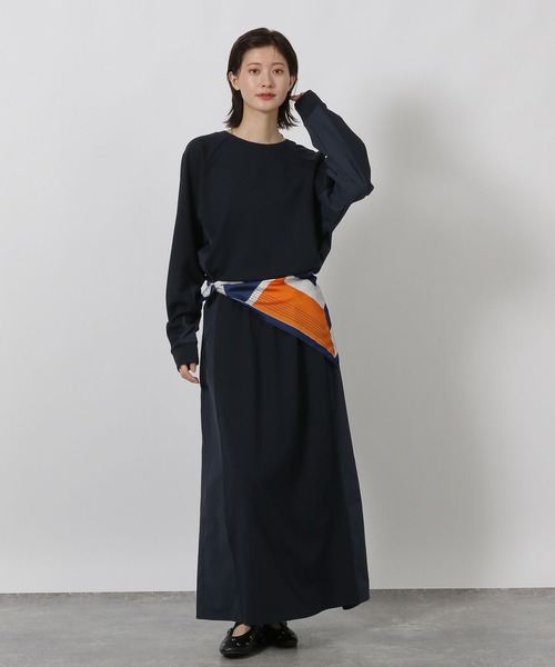 LAKOLE（ラコレ） tシャツ 布帛切替カットプルオーバー / 594552