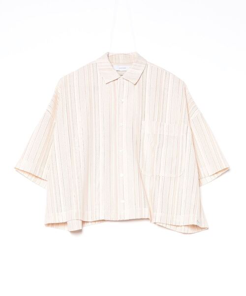 FACETASM（ファセッタズム） シャツ 半袖 FACETASM MESH CROPPED SHIRT