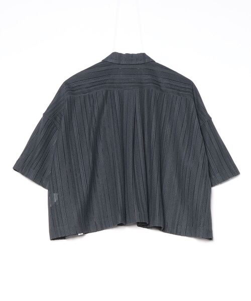 FACETASM（ファセッタズム） シャツ 半袖 FACETASM MESH CROPPED SHIRT