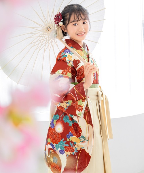 SOUBIEN（創美苑） 着物 卒業式 「floro by SOUBIEN」ハイジュニア袴4 