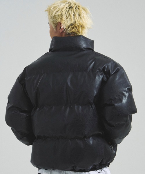 FUBU（フブ） コート ジャケット FUBU-GA別注 PU Puffer Jacket メンズ
