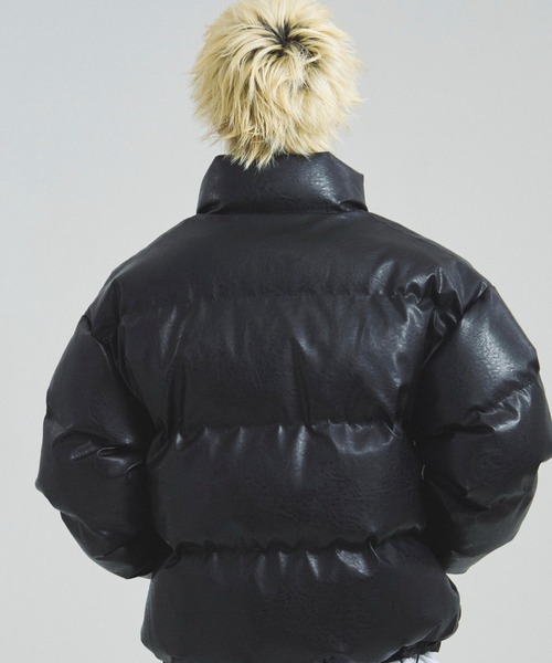 FUBU（フブ） コート ジャケット FUBU-GA別注 PU Puffer Jacket メンズ