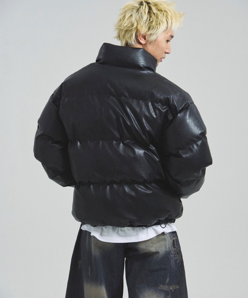 FUBU（フブ） コート ジャケット FUBU-GA別注 PU Puffer Jacket メンズ