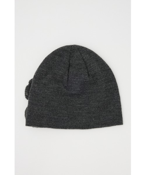 SLY（スライ） ニット帽 ニットキャップ FLOWER MOTIF KNIT BEANIE