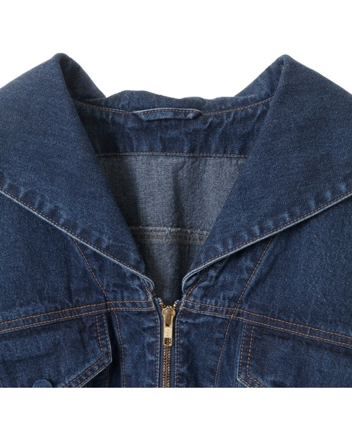 CURRENTAGE デニムジャケット gジャン 「CURRENTAGE/カレンテージ