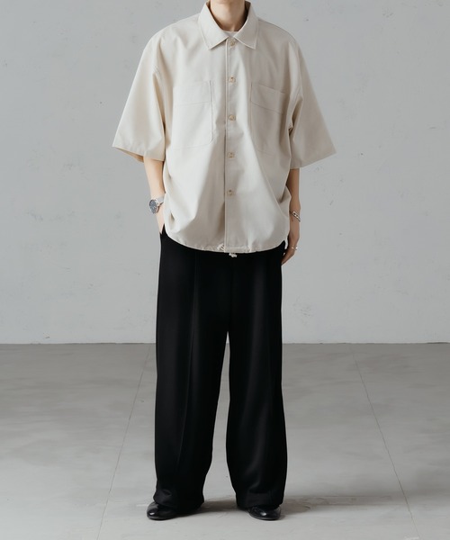 「epnok」 半袖シャツ LARGE ブルーグリーン メンズ_画像6