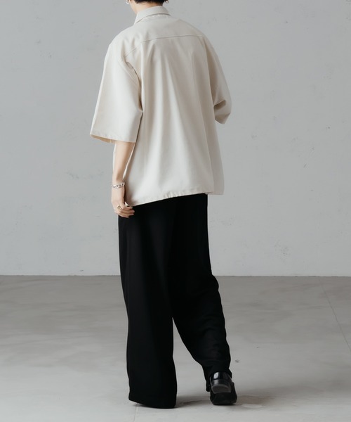 「epnok」 半袖シャツ LARGE ブルーグリーン メンズ_画像9