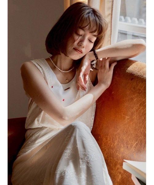 jumelle（ジュメロ） ノースリーブワンピース MEDIUM アイボリー