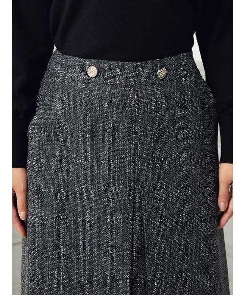 スカート 「WEB限定」ツイードタックナロースカートFURRY : ZOZOTOWN