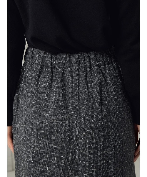 スカート 「WEB限定」ツイードタックナロースカートFURRY : ZOZOTOWN