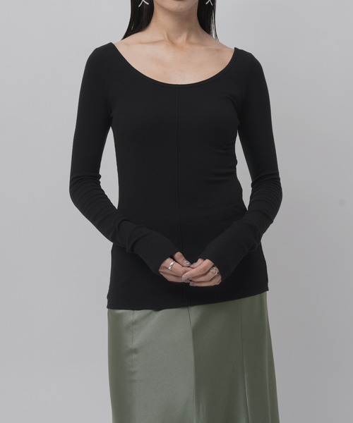 OUR WACOAL tシャツ カップ付きカットソー 10分袖 レディース
