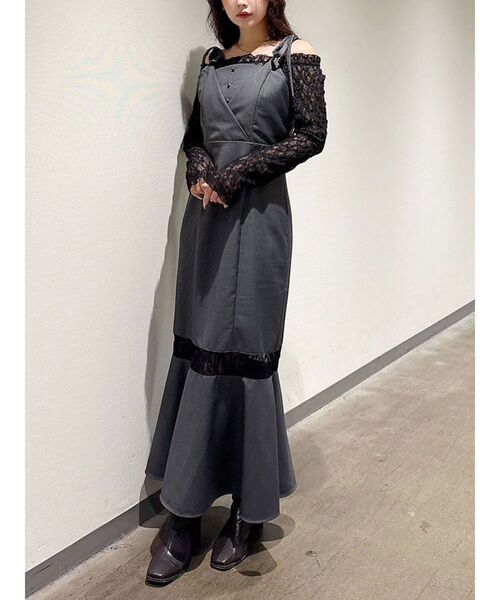 MERCURYDUO（マーキュリーデュオ） ワンピース レースパネル切替