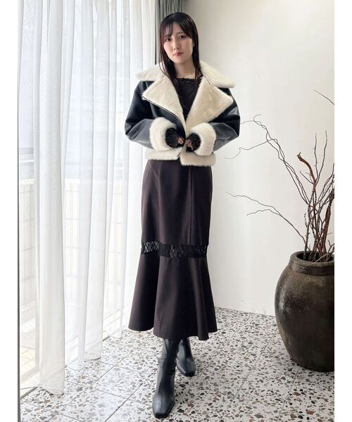 MERCURYDUO（マーキュリーデュオ） ワンピース レースパネル切替