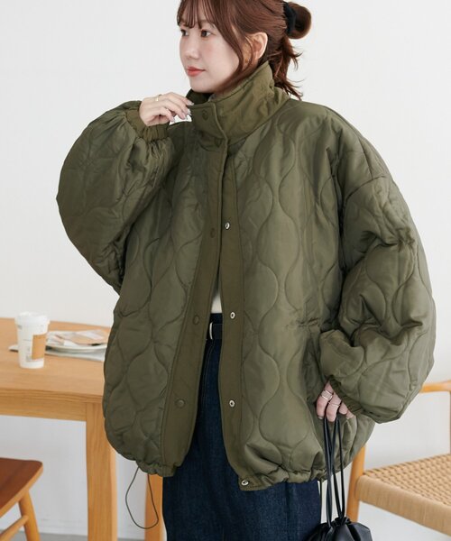 Discoat ブルゾン アウター 「WEB限定」リバーシブルスタンドカラー