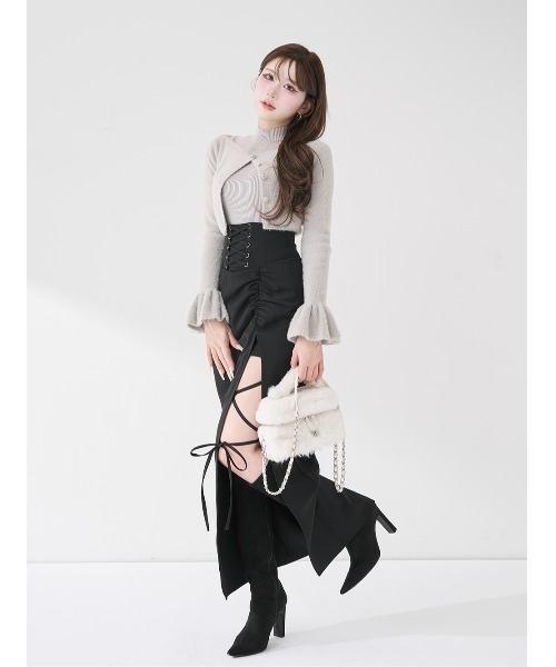 Darich（ダーリッチ） スカート スリットコルセットロングスカート