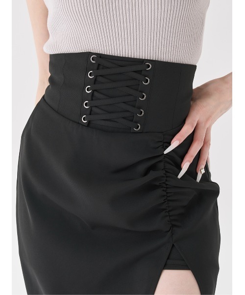 Darich（ダーリッチ） スカート スリットコルセットロングスカート