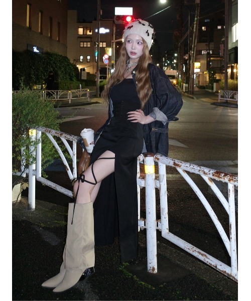 Darich（ダーリッチ） スカート スリットコルセットロングスカート