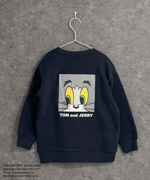 トレーナー 「TOM＆JERRY/トム＆ジェリー」綿タッチ裏起毛 ピリング