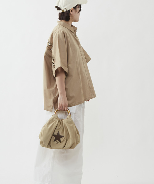 「CONVERSE TOKYO」 7分袖シャツ FREE ブラック レディース_画像6