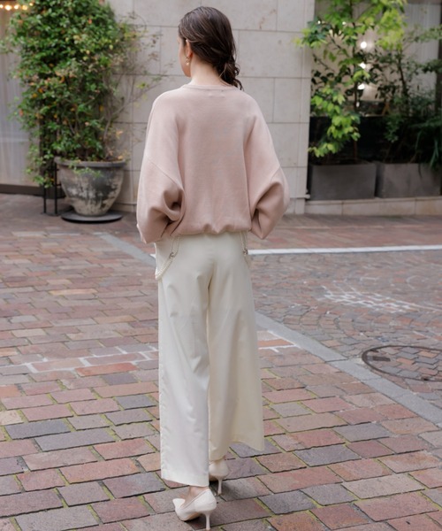 「EIMY ISTOIRE」 長袖ニット FREE ホワイト レディース_画像2