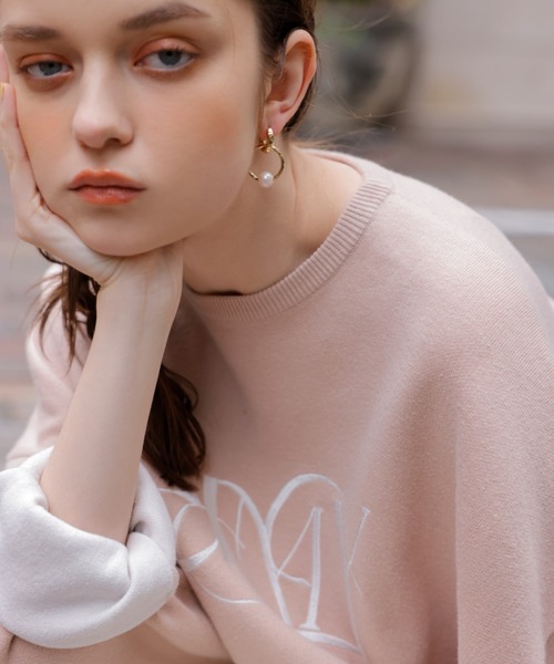 「EIMY ISTOIRE」 長袖ニット FREE ホワイト レディース_画像6