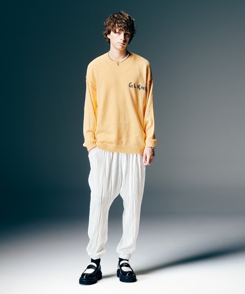 セーター ニット Hand Beaded Logo Knit / ハンドビーデッドロゴニット