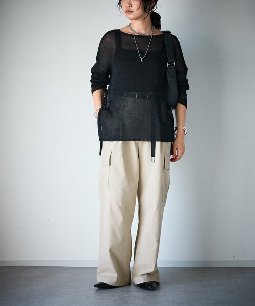 RIVE DROITE（リヴドロワ） 長袖ニット FREE グレー レディース