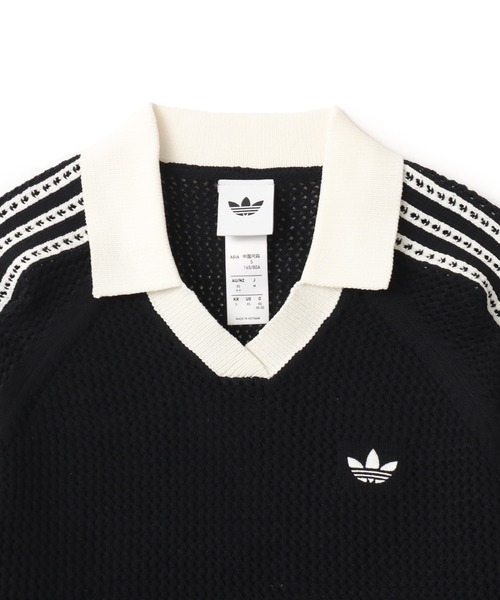 adidas（アディダス） ニット セーター adidas KNITTED CROCHET POLO